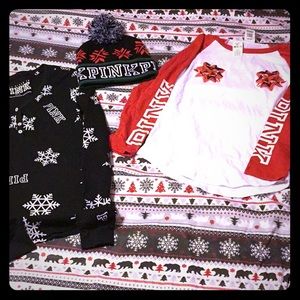 ❌SOLD❌Victoria’s Secret Holiday Shirt Bundle